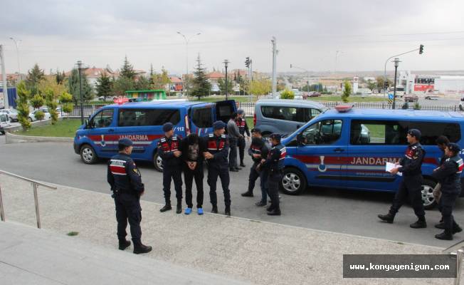 Karaman’da hırsızlık yaptıkları ileri sürülen 4 zanlı Konya’da yakalandı