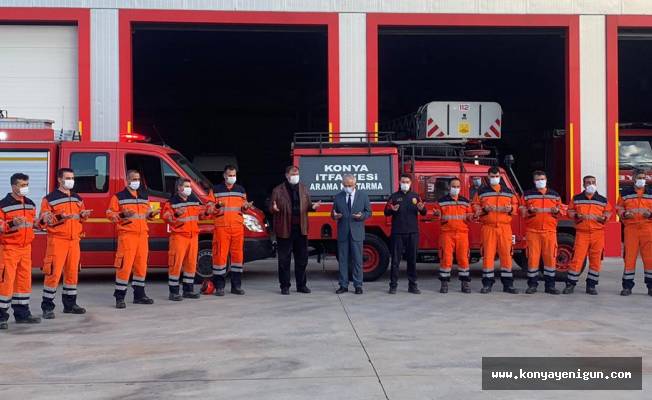 Konya Büyükşehir Belediyesi İzmir'e arama kurtarma ekibi gönderildi