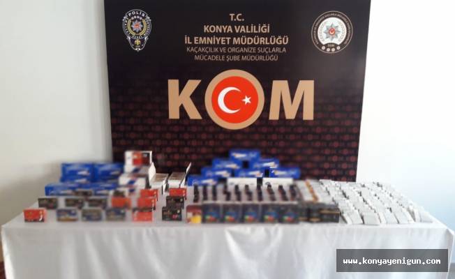 Konya’da uyuşturucu ve kaçakçılık operasyonu