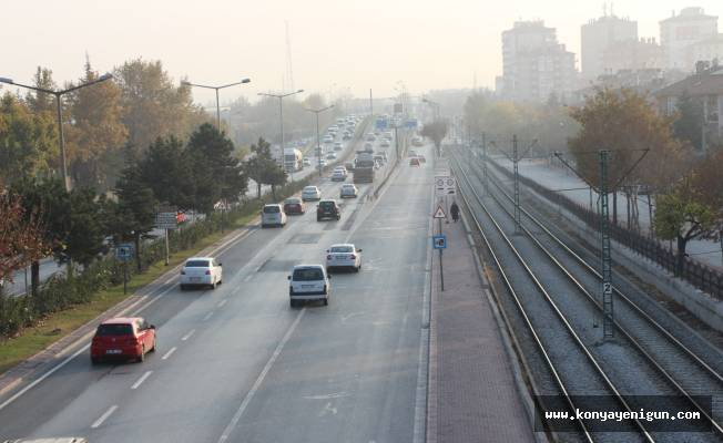 Konya trafiğinde 744 bin 74 adet araç var!