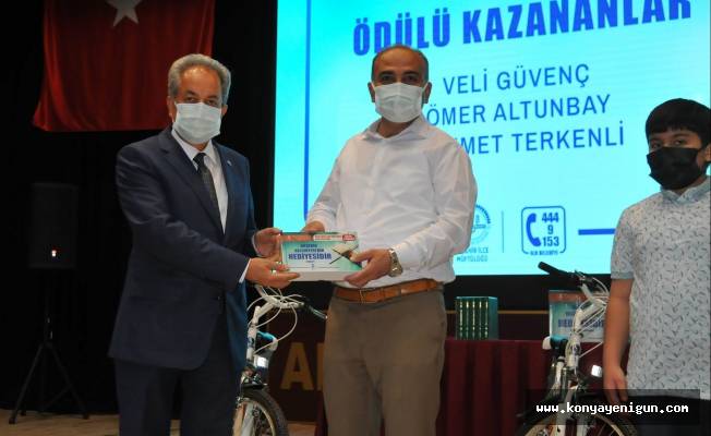 Akşehir’deki projede  ödül heyecanı yaşandı