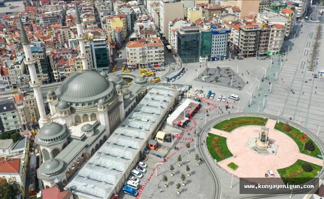 Cumhurbaşkanı Erdoğan'dan Taksim Camisi paylaşımı