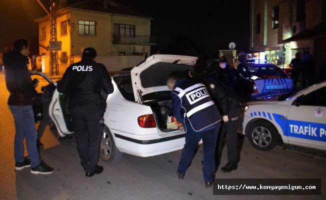 Konya'da polisten “şok” uygulama