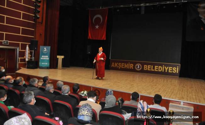 Akşehir'de Meddah Yusuf Duru’ya yoğun ilgi