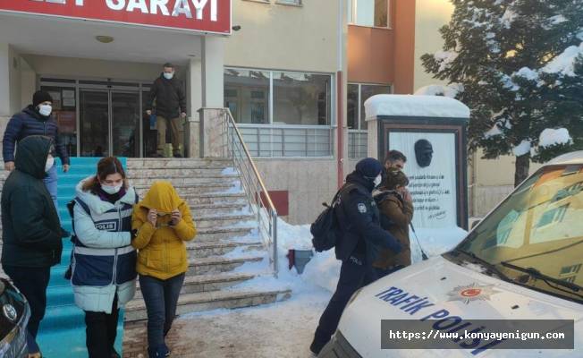Konya'da fuhuş operasyonu: 5 tutuklama