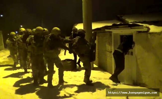 Konya'da Özel Harekat polisi destekli uyuşturucu operasyonu