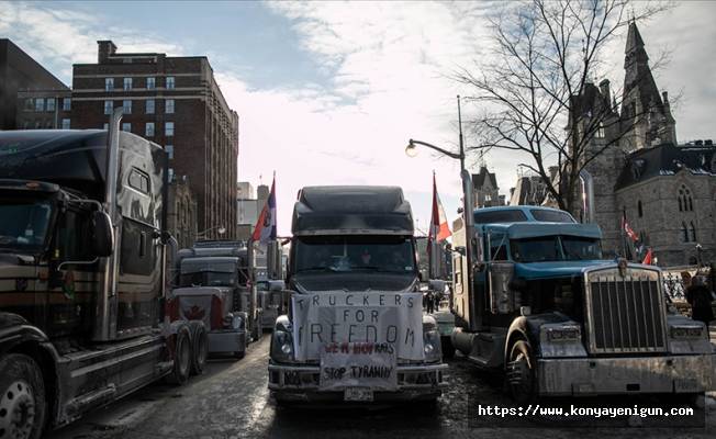 Kanada'da kamyoncuların başlattığı protesto mahkemeye taşındı