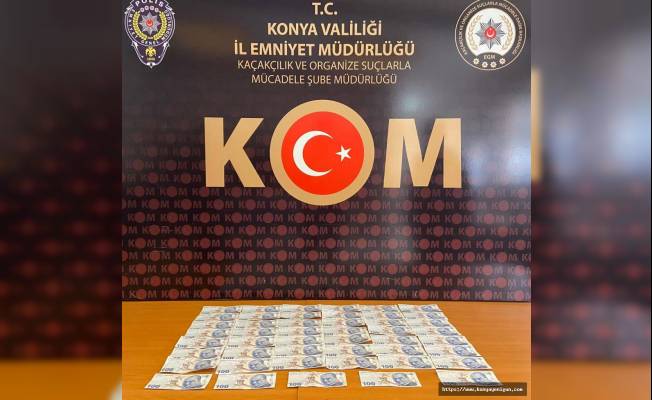 Konya'da 47 adet sahte 100 liralık banknot ele geçirildi