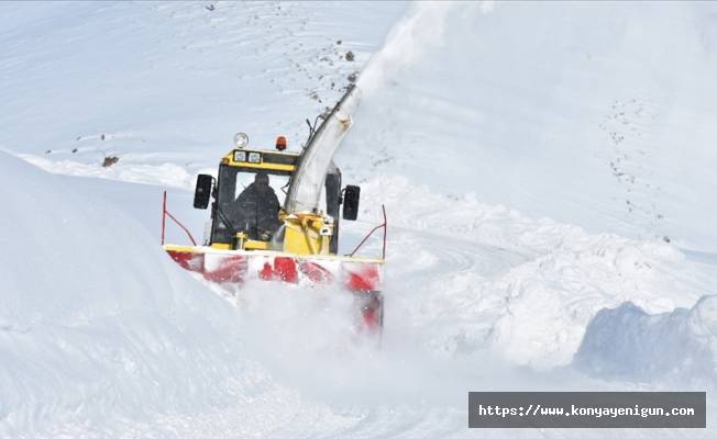 Sivas'ta kar ve tipi nedeniyle 75 köy yolu ulaşıma kapandı