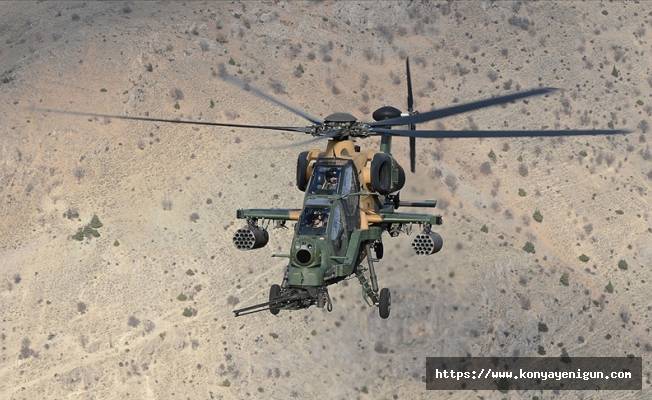 Tunceli'de terörle mücadele envanterine 2 Atak helikopter dahil edildi