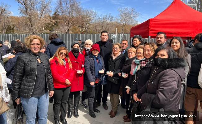 CHP Selçuklu’dan Çanakkale  Şehitleri anısına zerde ikramı