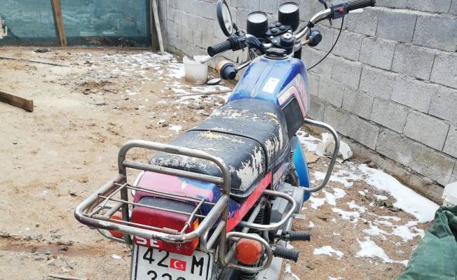 Konya'da motosiklet çaldığı ileri  sürülen şüpheli tutuklandı