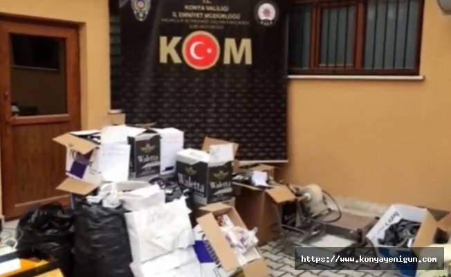 Konya'da kaçakçılara geçit yok! 38 gözaltı