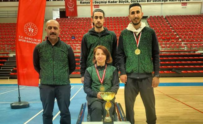 Konyasporlu 2 isim, Türkiye Şampiyonu oldu