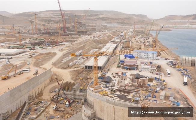 Akkuyu NGS'de kıyı tesislerinin inşasında bir aşama daha tamamlandı