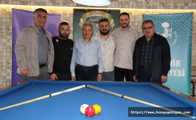 Akşehir’de bilardo  turnuvası sona erdi
