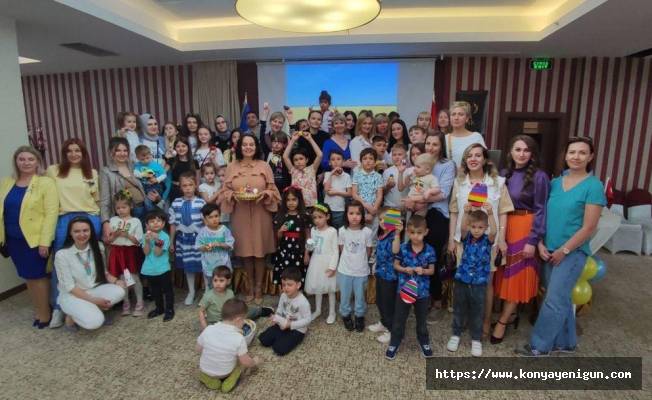 Konya’da yaşayan  Ukraynalılar 23 Nisan’ı kutladı