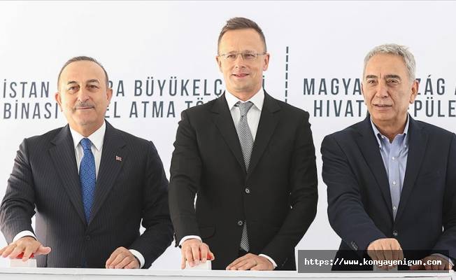 Macaristan'ın Ankara Büyükelçiliğinin yeni binasının temel atma töreni yapıldı