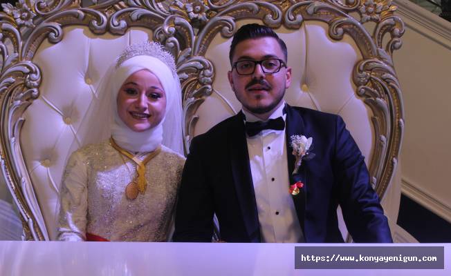 Enes ile Kezban Zeynep evlendi