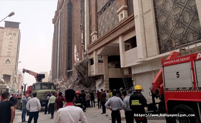 İran'da çöken 10 katlı binada ölü sayısı 22'ye yükseldi