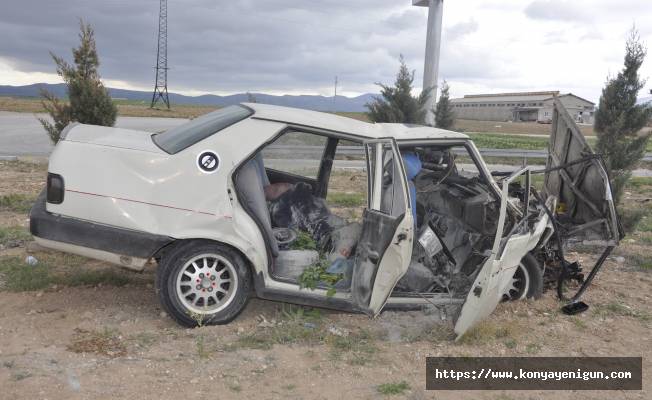 Karaman’da otomobiller çarpıştı: 3 yaralı