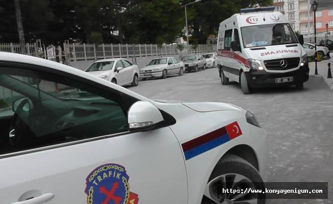 Konya'da gerçekleşen trafik kazasında 1 kişi yaralandı