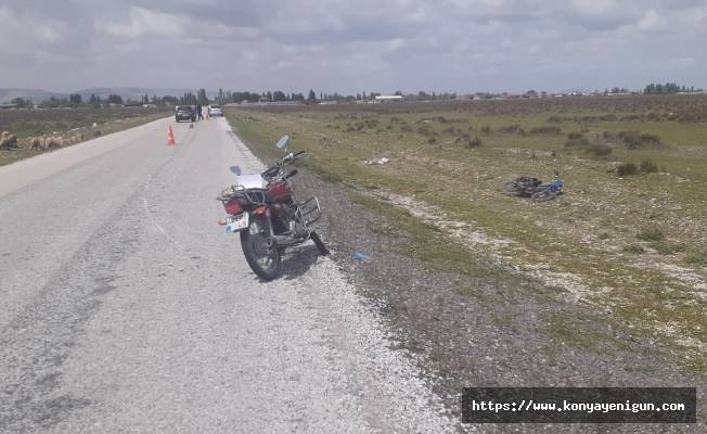Konya’da motosikletler çarpıştı: 3 yaralı