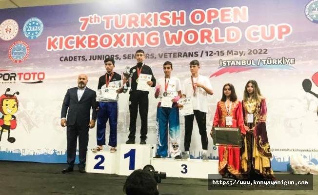 Meram Belediyespor’dan kick boksta dünya şampiyonluğu