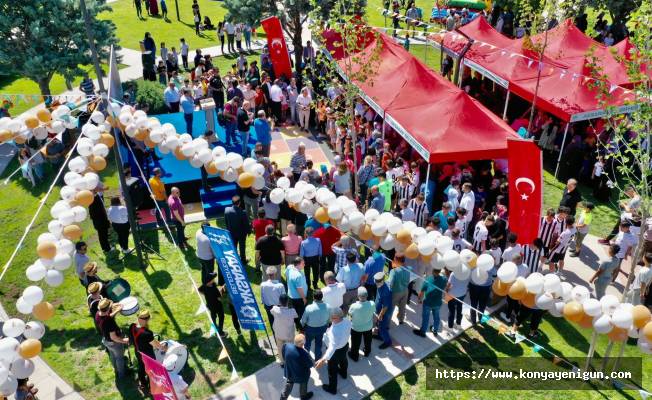 Aksaray'da Fatih Millet Bahçesi açıldı