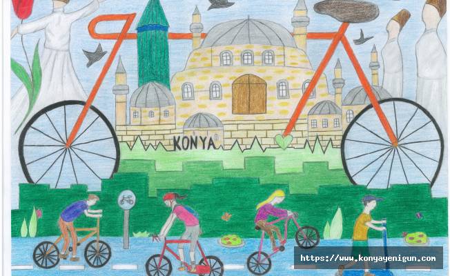 ‘Bisiklet Şehri Konya’ resim  yarışması sonuçları açıklandı