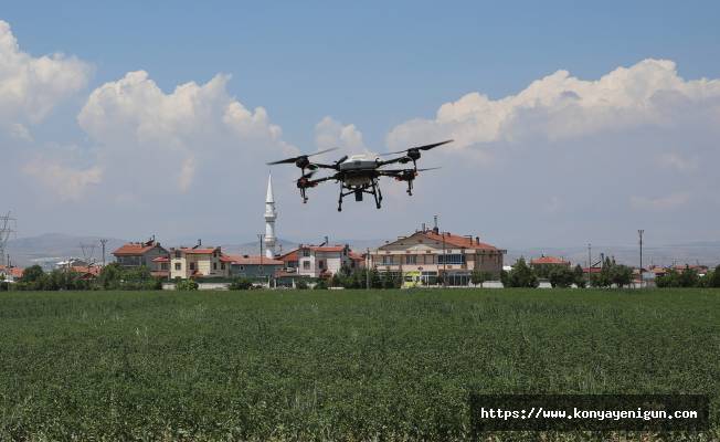 Drona ile tarıma destek