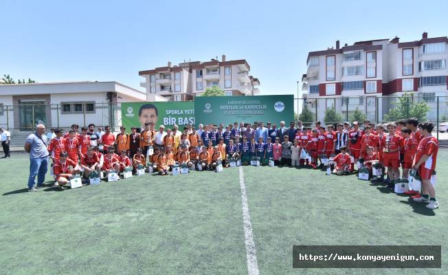 Karatay’da  dostluk ve kardeşlik futbol turnuvası sona erdi