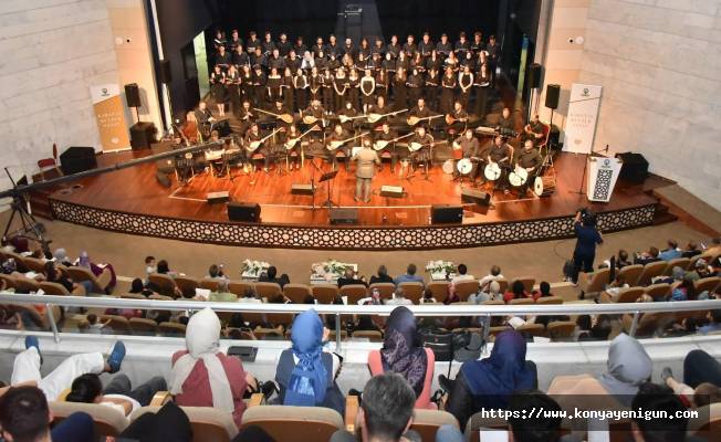 Konya'da Türk Halk Müziği konseri gerçekleştirildi