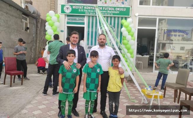 Mardin’de Konyaspor futbol okulu açıldı