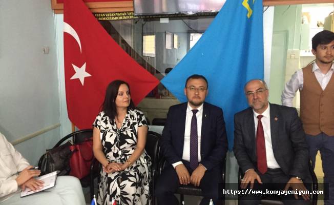 Ukrayna Ankara Büyükelçisi Konya’da ziyaretlerde bulundu