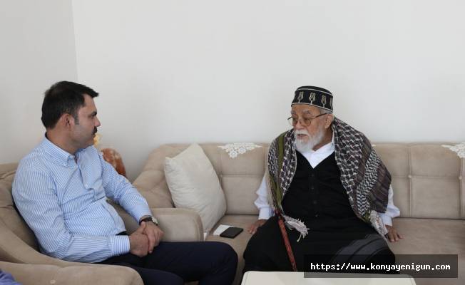 Bakan Murat Kurum, Hasan Hüseyin Varol Hoca'yı ziyaret etti