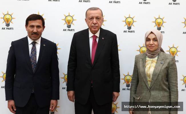 Kılca, Başkan Erdoğan’a Karatay’ın yatırımlarını ve projelerini anlattı