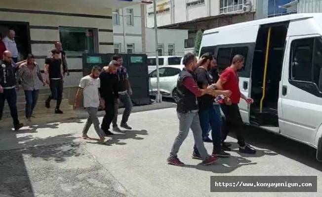 Konya'da uyuşturucu satıcılarına ve kullanıcılarına operasyon