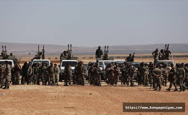 Suriye Milli Ordusu, teröristlere yönelik olası harekat için hazırlıklarını sürdürüyor