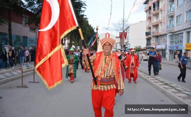 Akşehir’den Zafere temsili yürüyüş Şuhut’ta tamamlandı