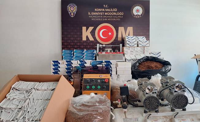 Konya'da kaçakçılara polis darbesi
