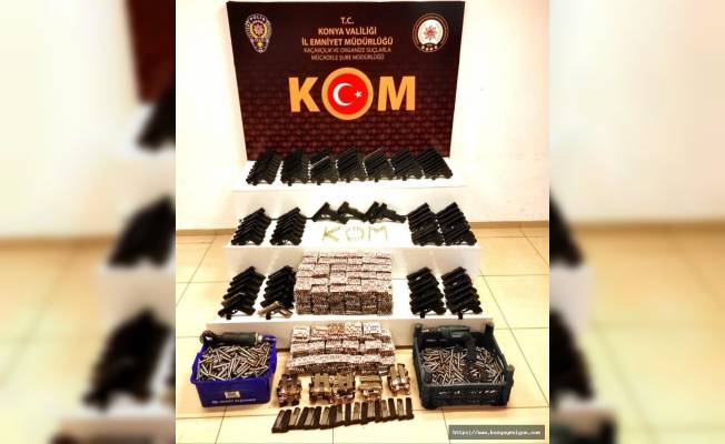 Konya'da silah kaçakçılarına operasyon! 5 kişi tutuklandı