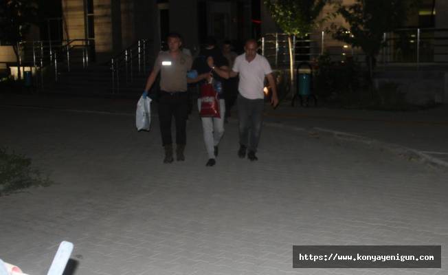 Konya'da zehir tacirlerine operasyon: 3 tutuklama