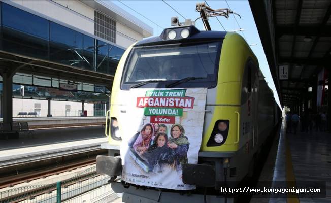 Türkiye'den Afganistan'a yeni 'İyilik Trenleri' uğurlandı