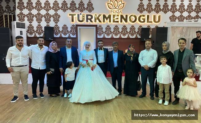 Başkan Mehmet Ünlügül kızını evlendirdi