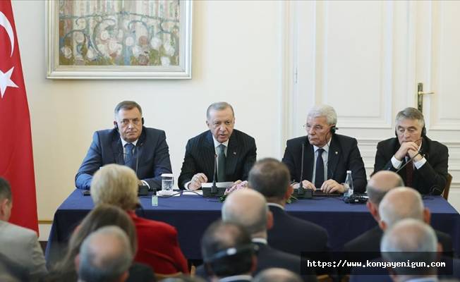 Cumhurbaşkanı Erdoğan: Kimlik kartlarıyla Bosna Hersek-Türkiye arasındaki gidiş gelişleri yapabilme kararını verdik