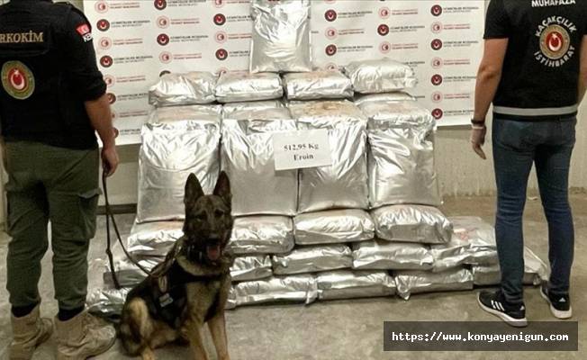Hakkari Esendere Gümrük Kapısı'nda 513 kilogram eroin ele geçirildi