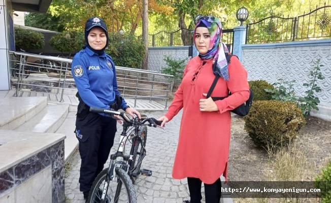 Konya'da çalınan bisikletler sahiplerine teslim edildi