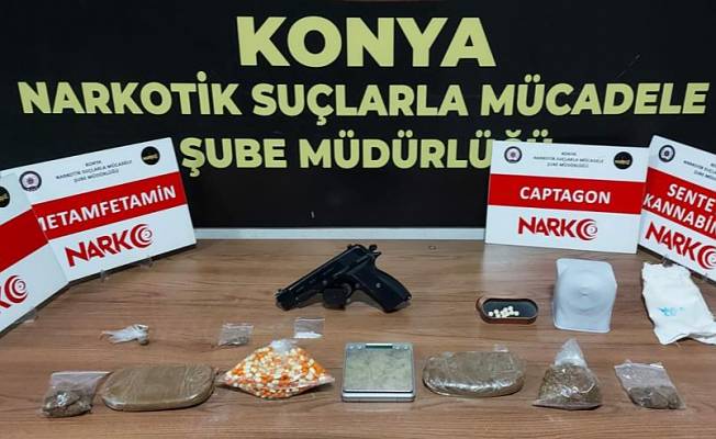 Konya’da uyuşturucu operasyonu: 13 tutuklama
