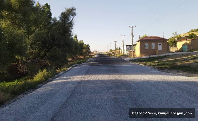 Sarayönü’nün mahalle  yolları artık konforlu